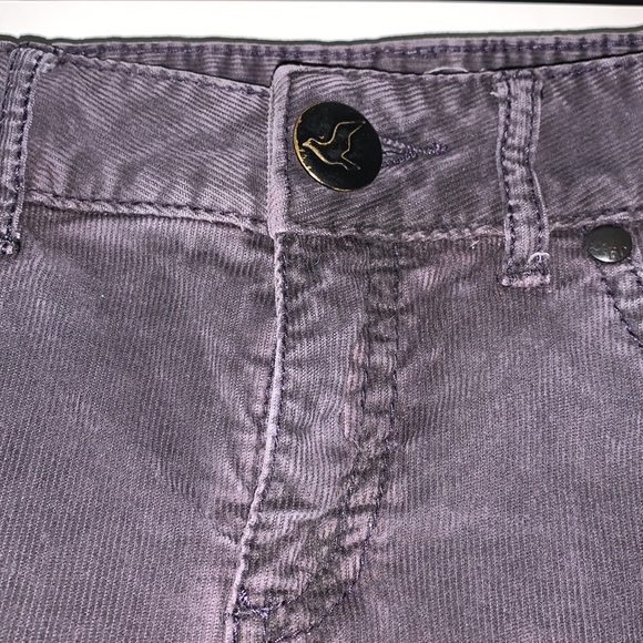 FREE PEOPLE Straight leg purple/ gray Cords - Picture 2 of 9